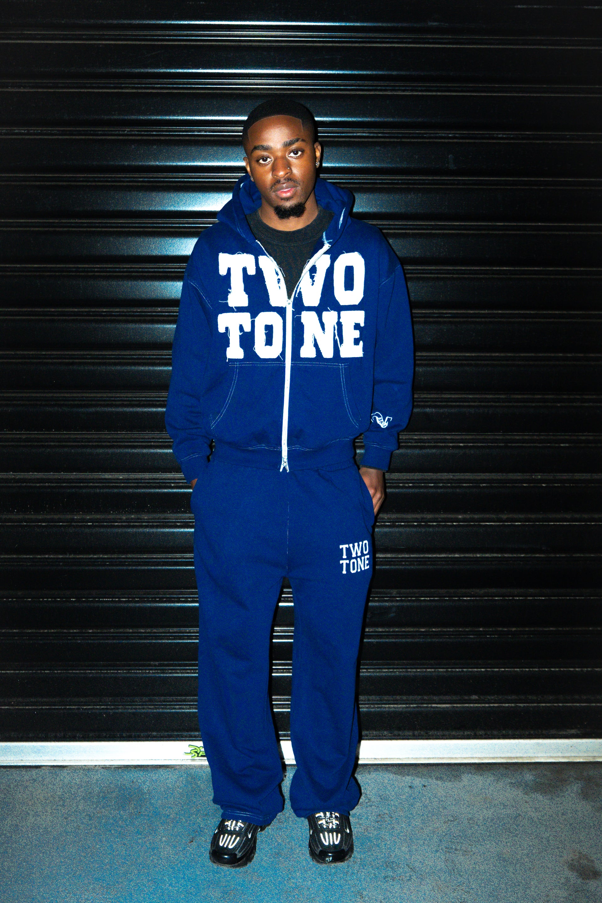 Ice-Core Blue Hoodie