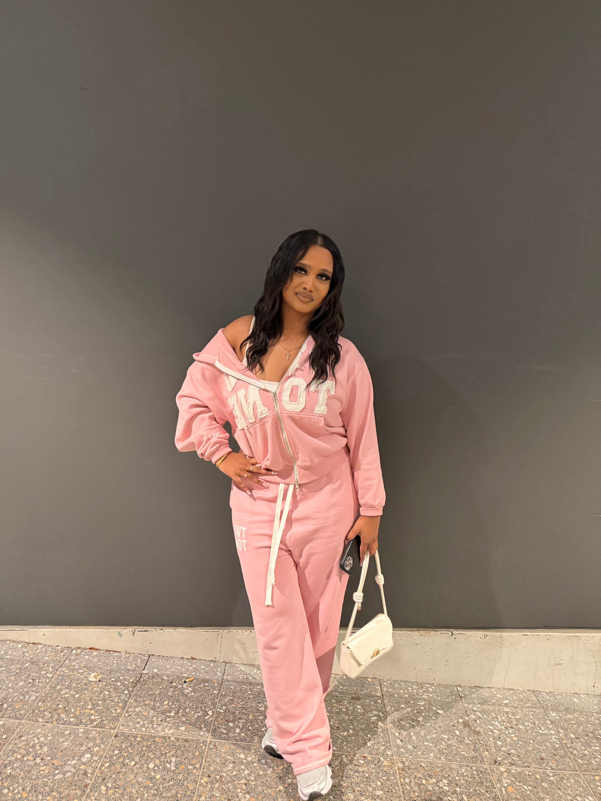 Ice-Core Pink Hoodie